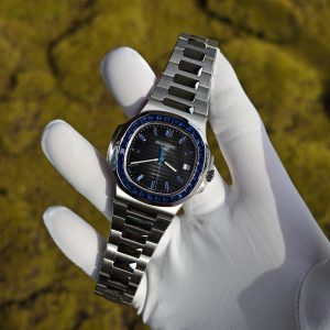 (Advanced Customization) Patek Philippe 5711/111P, original data 1:1 customized case and strap, hand inlaid sapphire outer ring, customized best black dial, hands, calendar, Dandong 324 integrated movement - Image 4
