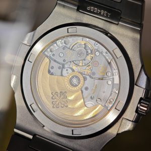 (Advanced Customization) Patek Philippe 5711/111P, original data 1:1 customized case and strap, hand inlaid sapphire outer ring, customized best black dial, hands, calendar, Dandong 324 integrated movement - Image 18