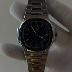 (Advanced Customization) Patek Philippe 5711/111P, original data 1:1 customized case and strap, hand inlaid sapphire outer ring, customized best black dial, hands, calendar, Dandong 324 integrated movement - Image 22
