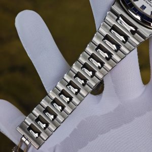 (Advanced Customization) Patek Philippe 5711/111P, original data 1:1 customized case and strap, hand inlaid sapphire outer ring, customized best white dial, hands, calendar, Dandong 324 integrated movement - Image 15