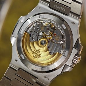 (Advanced Customization) Patek Philippe 5711/111P, original data 1:1 customized case and strap, hand inlaid sapphire outer ring, customized best white dial, hands, calendar, Dandong 324 integrated movement - Image 16