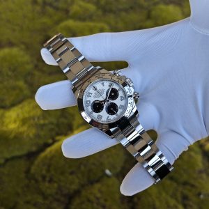 Rolex Daytona 116509, VS factory weighted full watch 180g, Arabic numeral panda dial, Shanghai 4130 integrated movement - Image 3