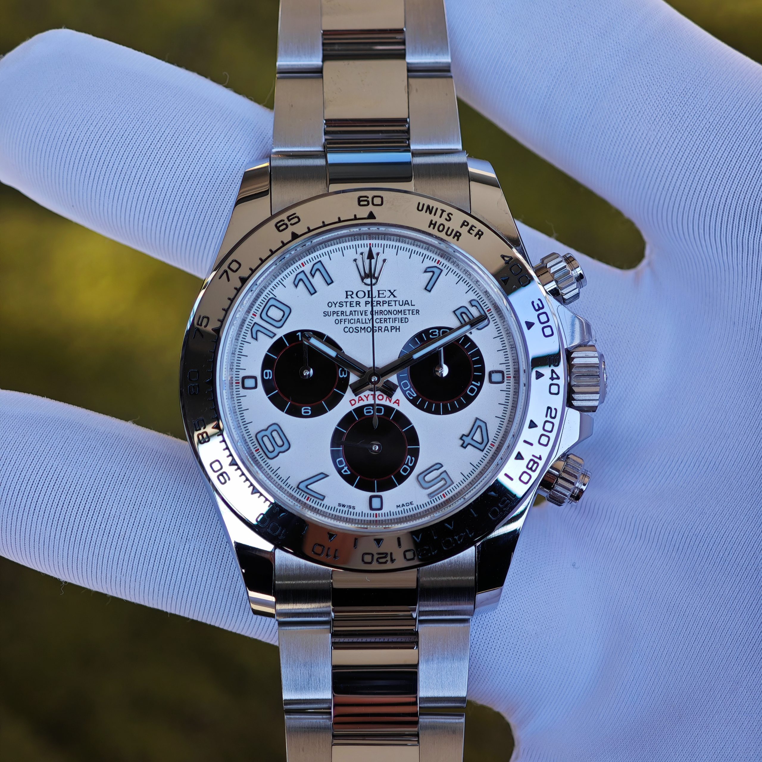 202511 511 Rolex Daytona 116509, VS factory weighted full watch 180g, Arabic numeral panda dial, Shanghai 4130 integrated movement - Image 1