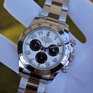 Rolex Daytona 116509, VS factory weighted full watch 180g, Arabic numeral panda dial, Shanghai 4130 integrated movement - Image 7