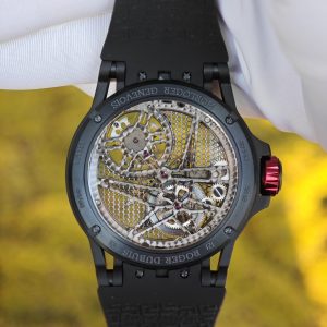 Roger Dubuis King Racing RDDBEX0817, custom titanium case, natural black rubber strap, custom integrated movement - Image 19