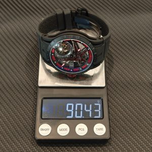 Roger Dubuis King Racing RDDBEX0817, custom titanium case, natural black rubber strap, custom integrated movement - Image 26