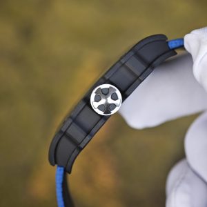 Richard Mille 67-02 French Sport, 1:1 custom CRMA7 movement, imported carbon fiber case, blue nylon strap - Image 12