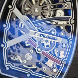 Richard Mille 67-02 French Sport, 1:1 custom CRMA7 movement, imported carbon fiber case, blue nylon strap - Image 20