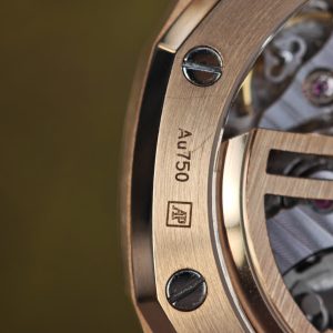 Customized AP Royal Oak 18K rose gold 26240, original data 1:1 customized 18K rose gold case strap and clasp, Dandong 4401 integrated movement (weight adjustment), customized best alternative blue dial, hands and calendar - Image 25