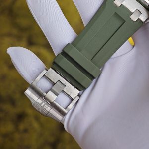 AUDEMARS PIGUET Royal Oak Offshore 15720 Avocado Green, equipped with original avocado green dial, best alternative hands and calendar, electroplated 18K white gold case, 1:1 customized 4308 integrated movement - Image 20