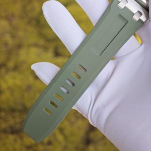 AUDEMARS PIGUET Royal Oak Offshore 15720 Avocado Green, equipped with original avocado green dial, best alternative hands and calendar, electroplated 18K white gold case, 1:1 customized 4308 integrated movement - Image 21