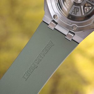 AUDEMARS PIGUET Royal Oak Offshore 15720 Avocado Green, equipped with original avocado green dial, best alternative hands and calendar, electroplated 18K white gold case, 1:1 customized 4308 integrated movement - Image 23