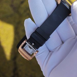 Customized Richard Mille RM 07-01 ladies' series watch, featuring an imported black ceramic case, inlaid with natural diamonds, and a 1:1 customized integrated movement - Image 15