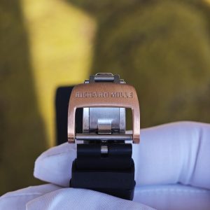Customized Richard Mille RM 07-01 ladies' series watch, featuring an imported black ceramic case, inlaid with natural diamonds, and a 1:1 customized integrated movement - Image 17