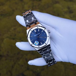 Royal Oak 41mm 15500, the latest version of APS, equipped with a blue dial, original data 1:1 customized 4302 integrated movement (no card adjustment) - Image 3