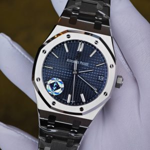 Royal Oak 41mm 15500, the latest version of APS, equipped with a blue dial, original data 1:1 customized 4302 integrated movement (no card adjustment) - Image 7