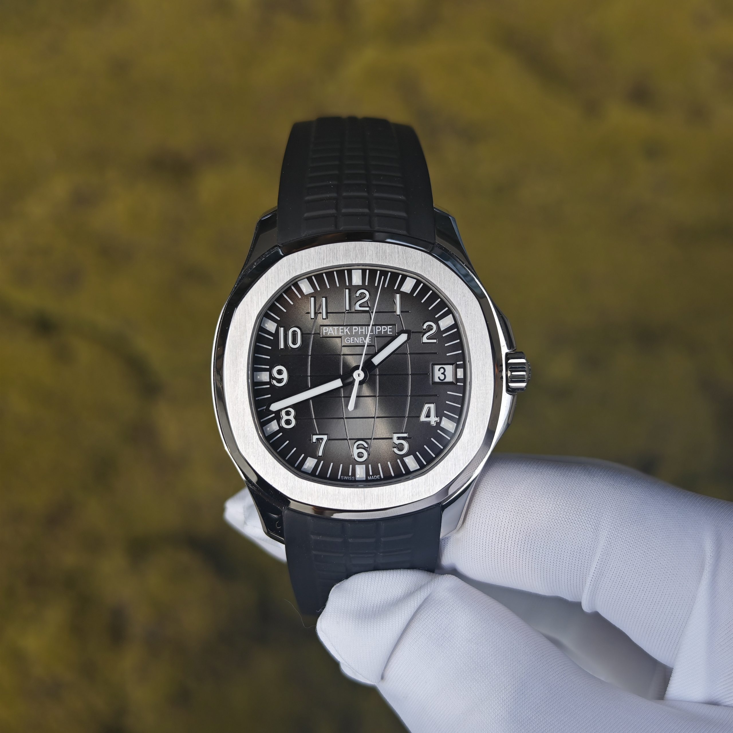 202604 992 (Haute Couture) Aquanaut 5167A, refurbished with imported top-tier replacement dials, hands, and calendar, with the case details polished twice, and equipped with the ACE324 integrated movement - Image 1