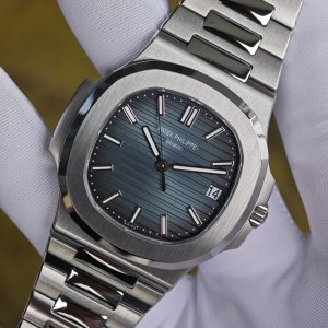 Patek Philippe 5711 blue dial, customized imported replacement dial, optimal substitute hands and calendar, equipped with original authentic 324 movement, utilizing German CNC technology to customize the case and strap with original data at a 1:1 ratio, - Image 7