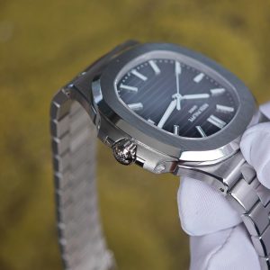 Patek Philippe 5711 blue dial, customized imported replacement dial, optimal substitute hands and calendar, equipped with original authentic 324 movement, utilizing German CNC technology to customize the case and strap with original data at a 1:1 ratio, - Image 12