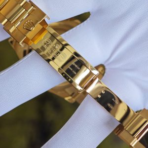Daytona 126508 custom model, 1:1 CNC mold-opened weighted case/strap/clasp, total weight 180g, the entire watch adopts 18K original color gold-plated craftsmanship, optimal substitute dial/hands/solid pin shaft, Dandong 4131 movement - Image 22