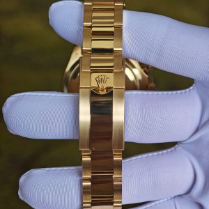 Daytona 126508 custom model, 1:1 CNC mold-opened weighted case/strap/clasp, total weight 180g, the entire watch adopts 18K original color gold-plated craftsmanship, optimal substitute dial/hands/solid pin shaft, Dandong 4131 movement - Image 23
