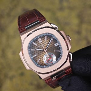 3K factory Patek Philippe 5980OR, electroplated rose gold case, modified solid pin shaft, - Image 5