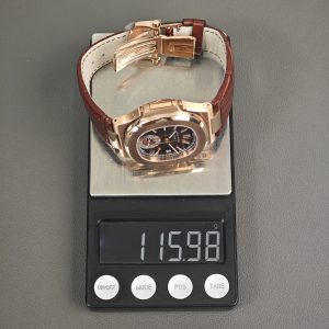 3K factory Patek Philippe 5980OR, electroplated rose gold case, modified solid pin shaft, - Image 16