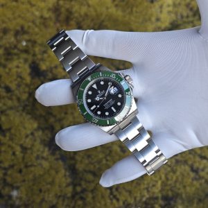 ARF Rolex Submariner 126610 LV 41mm Green Bezel, upgraded with solid pin shaft, with secondary polishing on the case and strap, equipped with Dandong 3235 movement - Image 3
