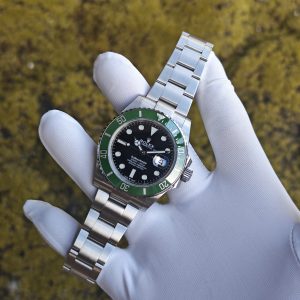 ARF Rolex Submariner 126610 LV 41mm Green Bezel, upgraded with solid pin shaft, with secondary polishing on the case and strap, equipped with Dandong 3235 movement - Image 4