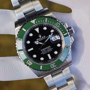 ARF Rolex Submariner 126610 LV 41mm Green Bezel, upgraded with solid pin shaft, with secondary polishing on the case and strap, equipped with Dandong 3235 movement - Image 6