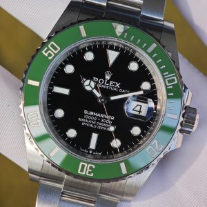 ARF Rolex Submariner 126610 LV 41mm Green Bezel, upgraded with solid pin shaft, with secondary polishing on the case and strap, equipped with Dandong 3235 movement - Image 10