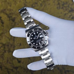 Rolex Submariner 116610 LV 40mm Black Bay, equipped with genuine dial, hands, calendar, mirror, bezel, and crown, assembled according to Swiss craftsmanship, with Dandong 3135 movement - Image 4