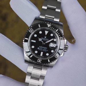 Rolex Submariner 116610 LV 40mm Black Bay, equipped with genuine dial, hands, calendar, mirror, bezel, and crown, assembled according to Swiss craftsmanship, with Dandong 3135 movement - Image 7