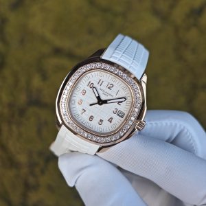 TV factory Aquanaut 5268 women's watch, electroplated rose gold case, using quartz movement - Image 4