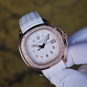 TV factory Aquanaut 5268 women's watch, electroplated rose gold case, using quartz movement - Image 6